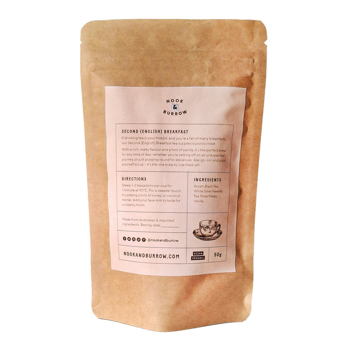 Second (English) Breakfast tea back