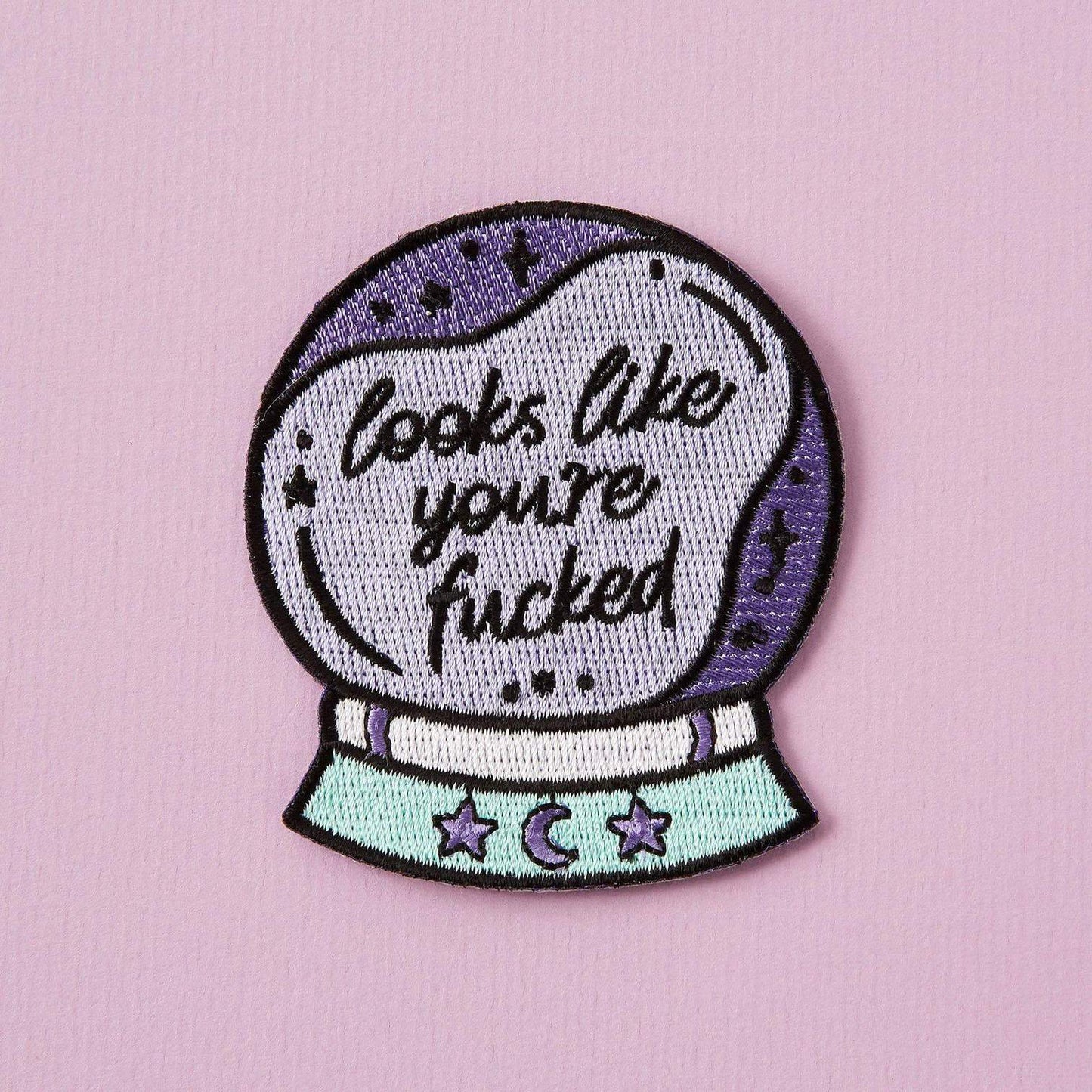 You're F****d Crystal Ball | enamel pin