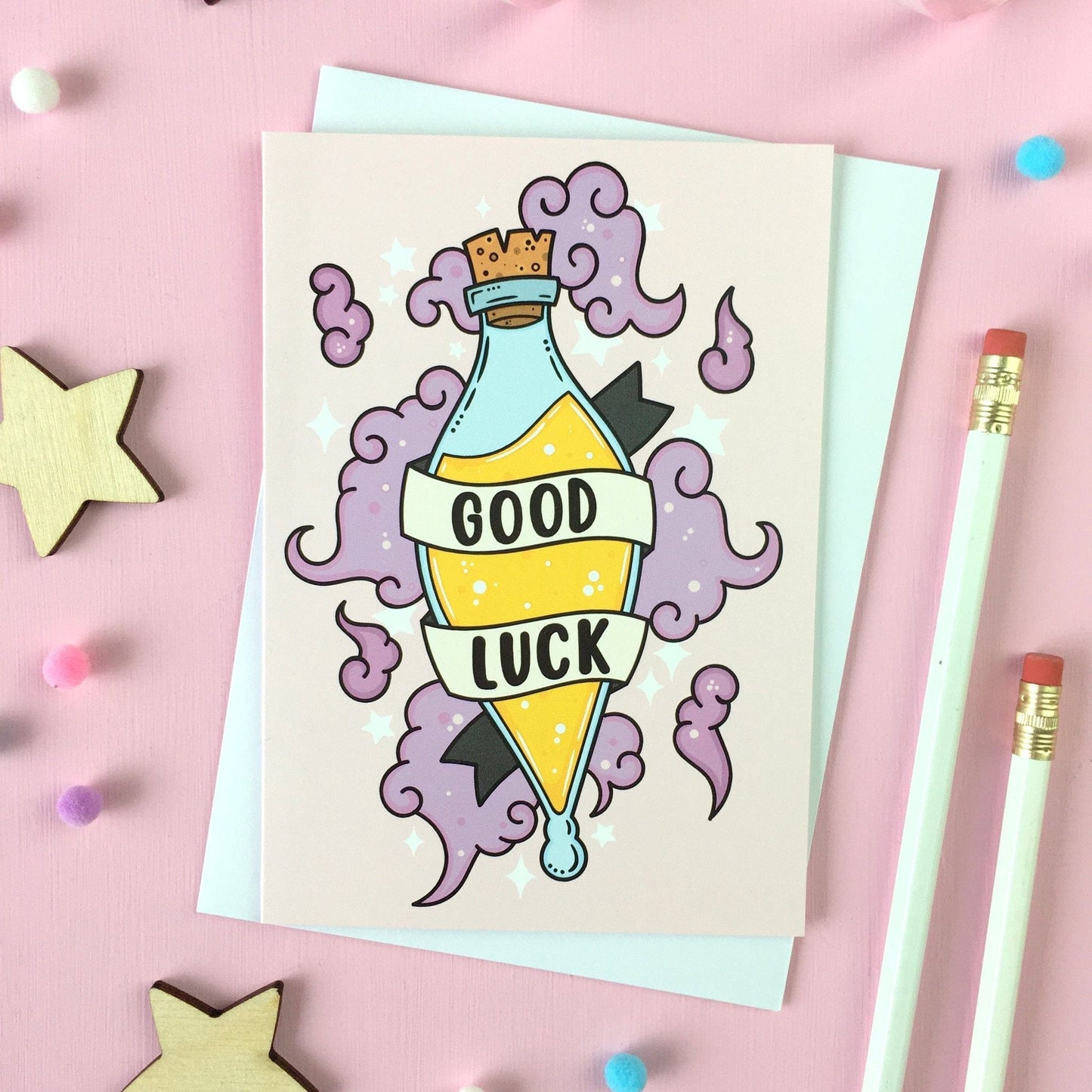 Liquid Luck | greeting card - Nook & Burrow