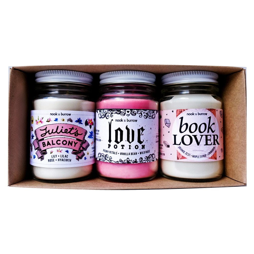 Cupid's Arrow | Candle Trio | gift bundle - Nook & Burrow