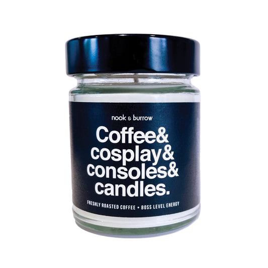 Nook & Burrow candle 270 ml - 30+ hours burn time Coffee & Cosplay & Consoles & Candles | candle