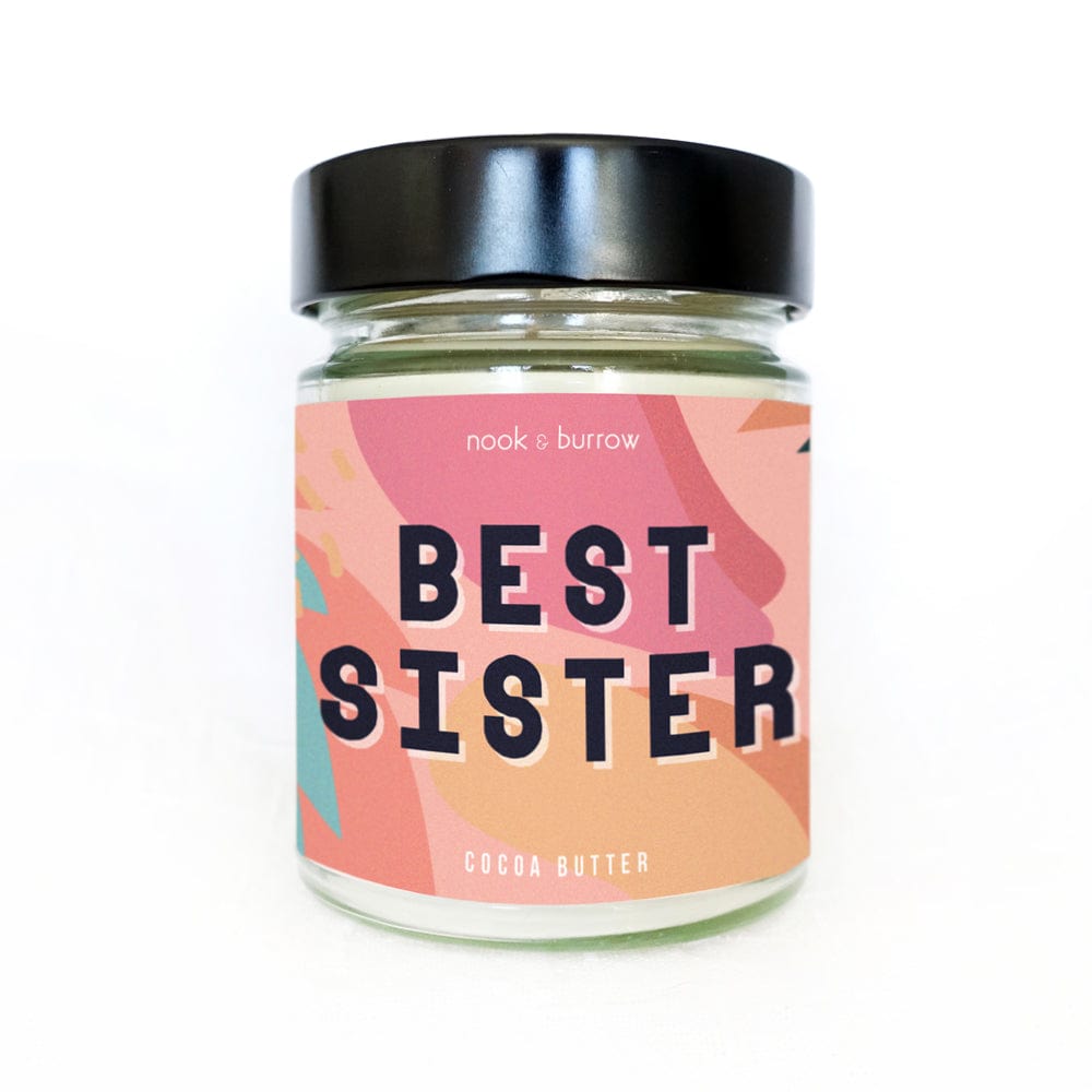 Nook & Burrow candle 270ml - 30+ hour burn time / Butterscotch Toffees Best Sister | candle