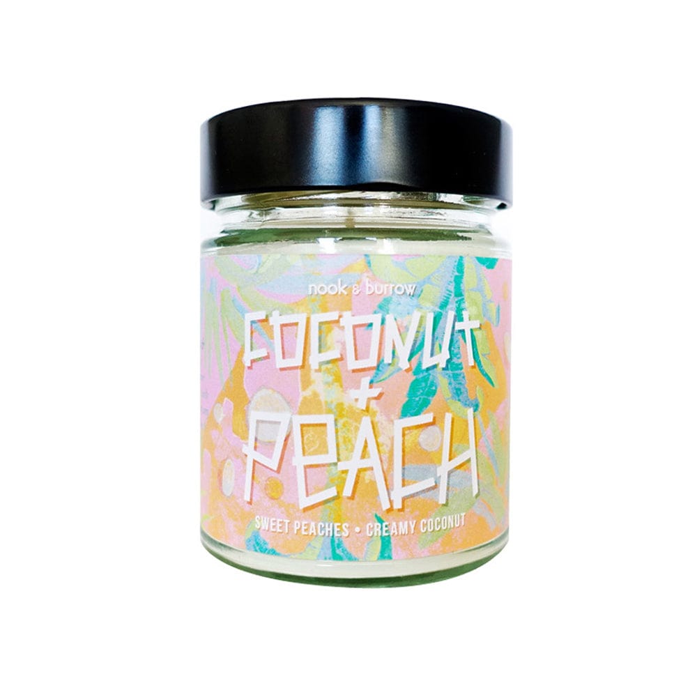 Coconut & Peach | candle - Nook & Burrow