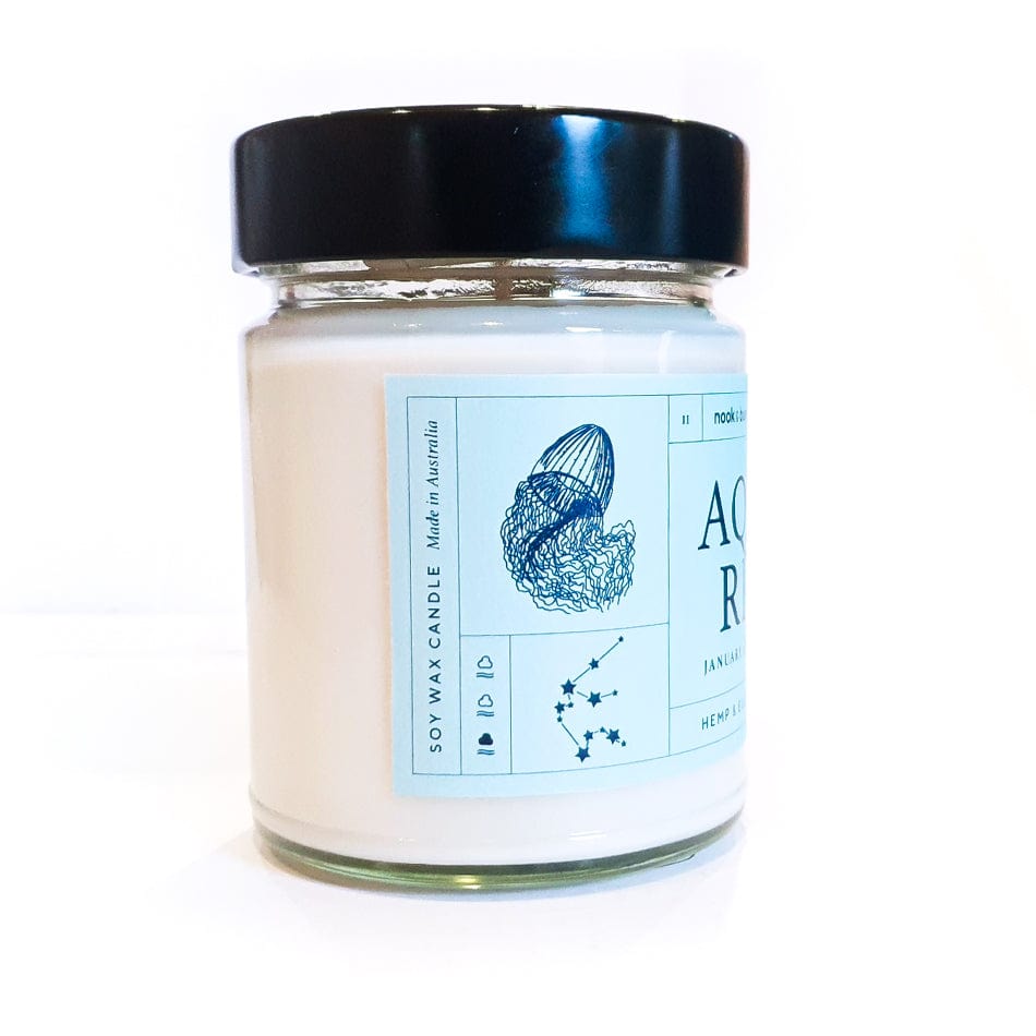 Nook & Burrow candle Aquarius | Astrology Range | candle