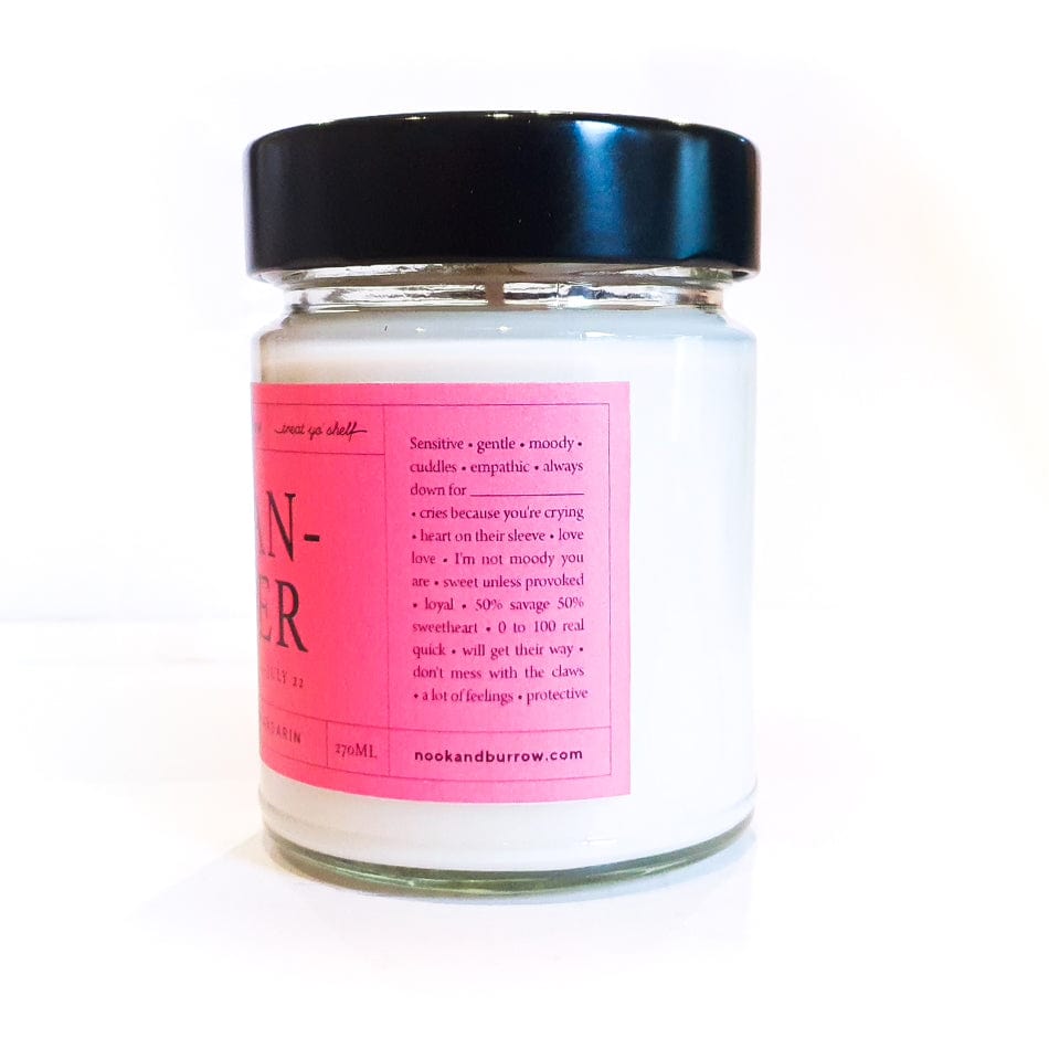 Nook & Burrow candle Cancer | Astrology Range | candle