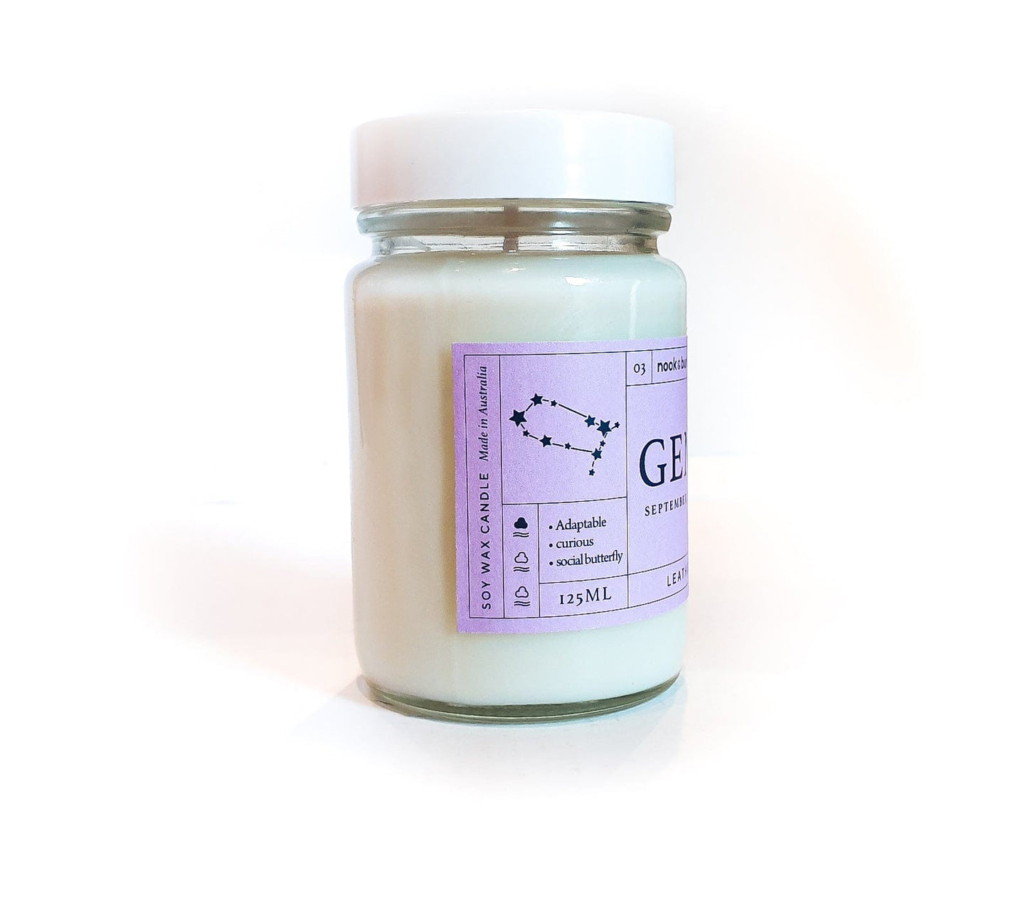 Nook & Burrow candle Gemini | Astrology Range | candle