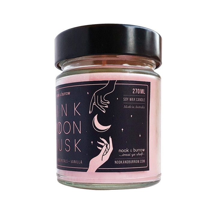 Nook & Burrow candle Pink Moon Musk | candle