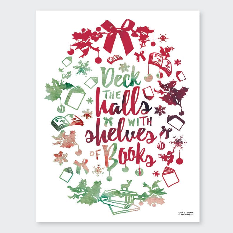 Deck the Halls | 8 x 10 print - Nook & Burrow