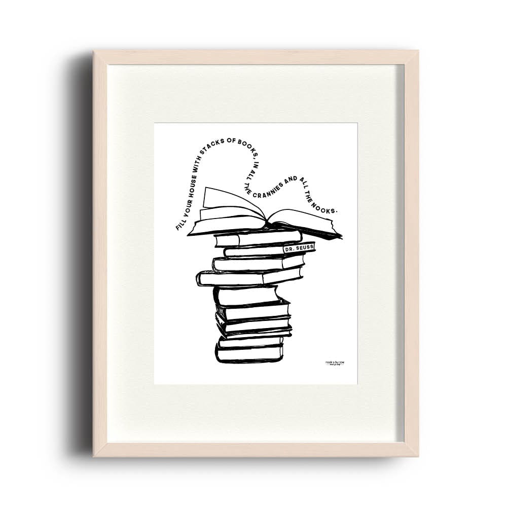 Dr Seuss | 8 x 10 print - Nook & Burrow