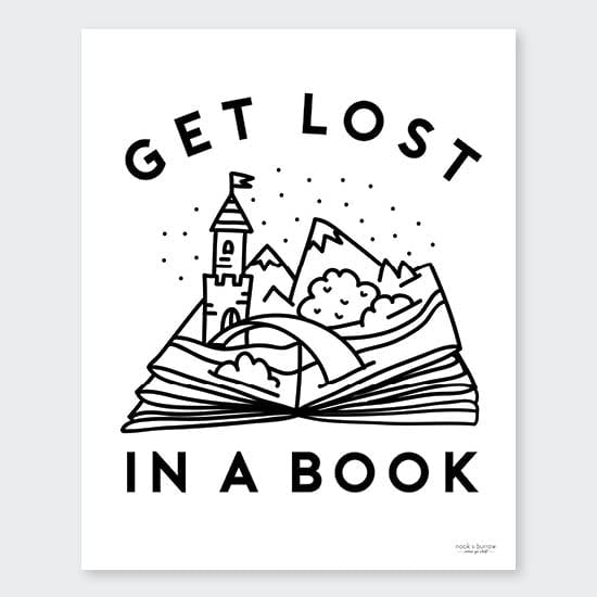 Get Lost | 8 x 10 print - Nook & Burrow