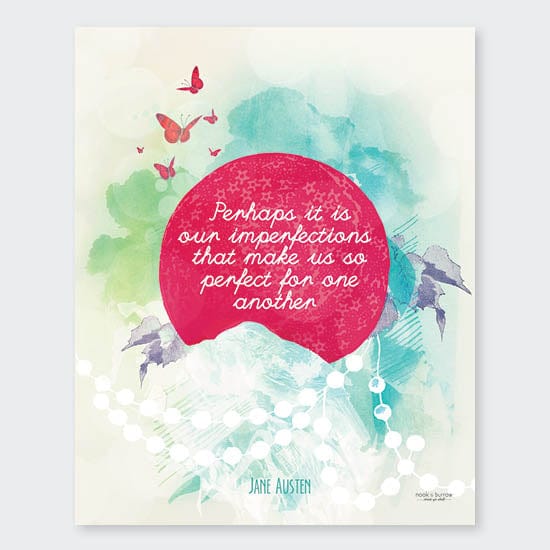 Jane Austen | 8 x 10 print - Nook & Burrow