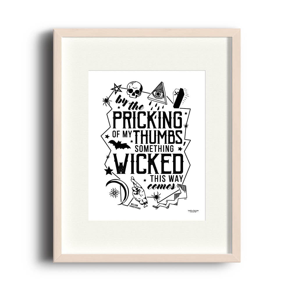 Shakespeare | 8 x 10 print - Nook & Burrow