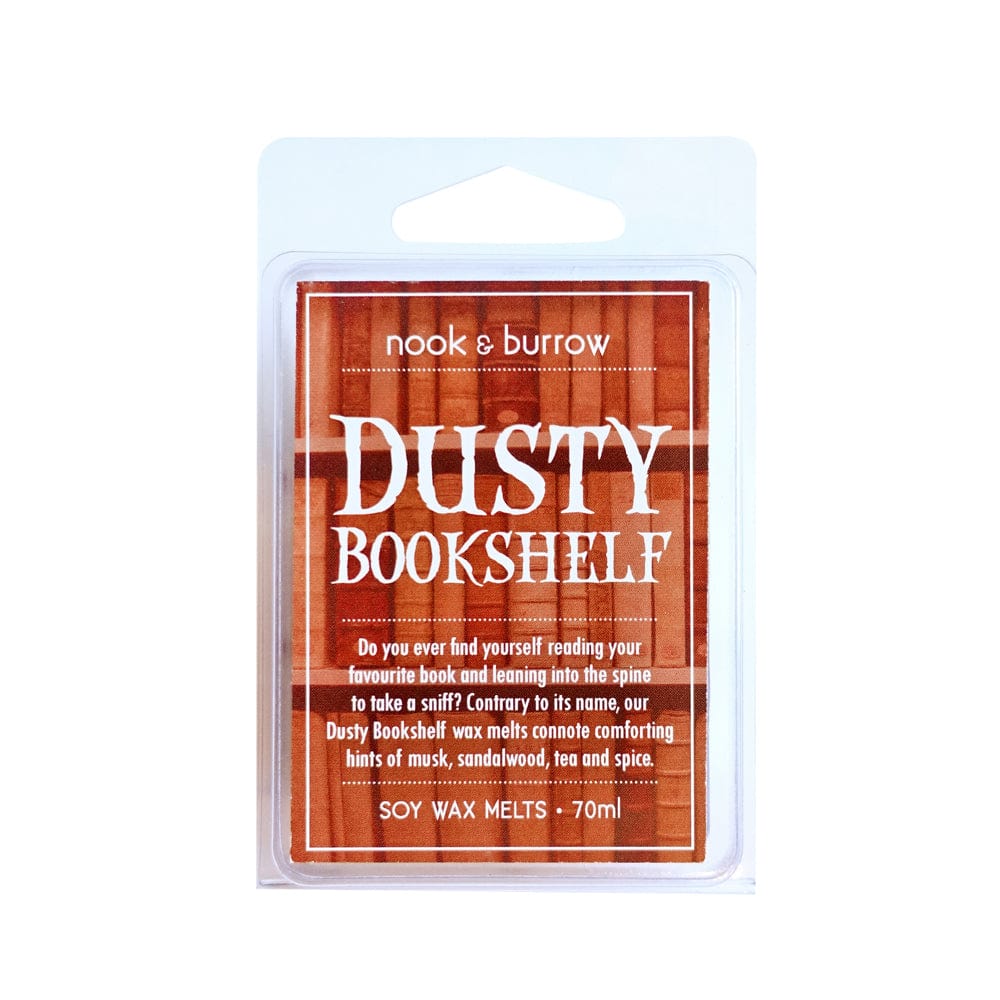 Dusty Bookshelf | wax melts - Nook & Burrow