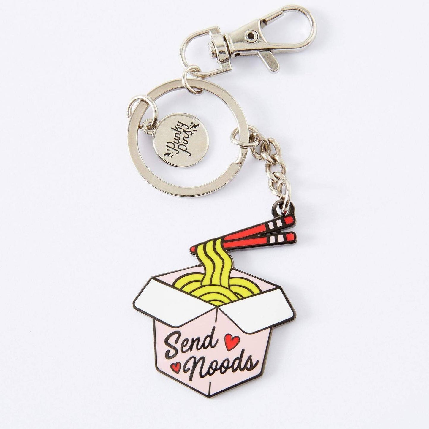 Punky Pins keyring Send Noods | enamel keyring