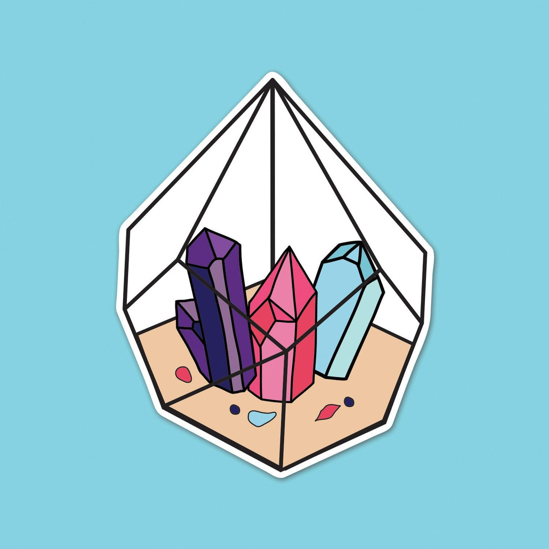 Crystal Terrarium | sticker - Nook & Burrow
