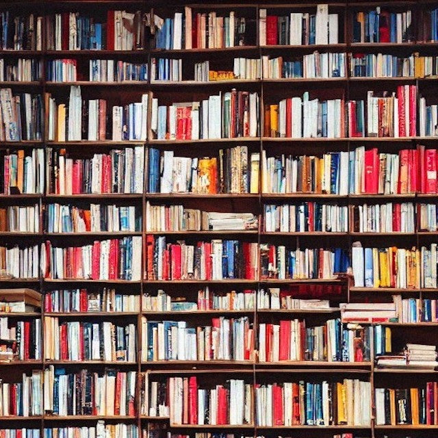 Vintage Bookstores in Melbourne secondhand books, colourful bookshelf