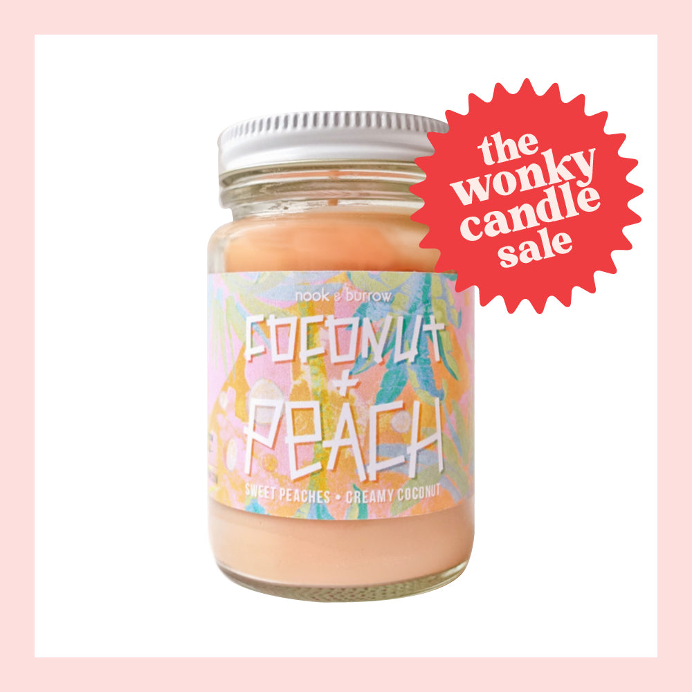 IMPERFECT — Coconut & Peach | candle
