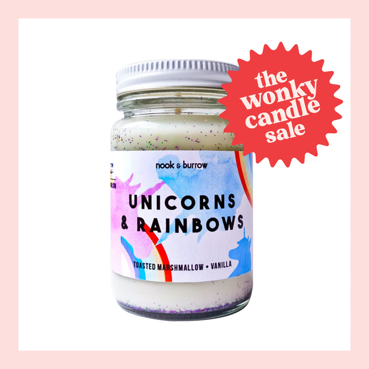 IMPERFECT — Unicorns & Rainbows | candle