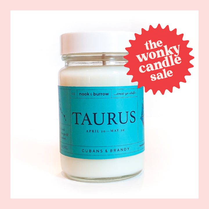IMPERFECT — Taurus Candle - Cubans & Brandy Scent