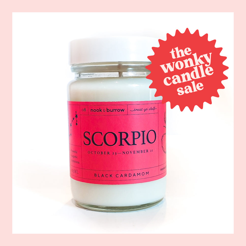 IMPERFECT — Scorpio Candle - Black Cardamon Scent