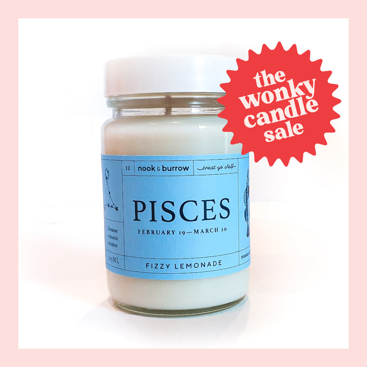 IMPERFECT — Pisces Candle - Fizzy Lemonade Scent