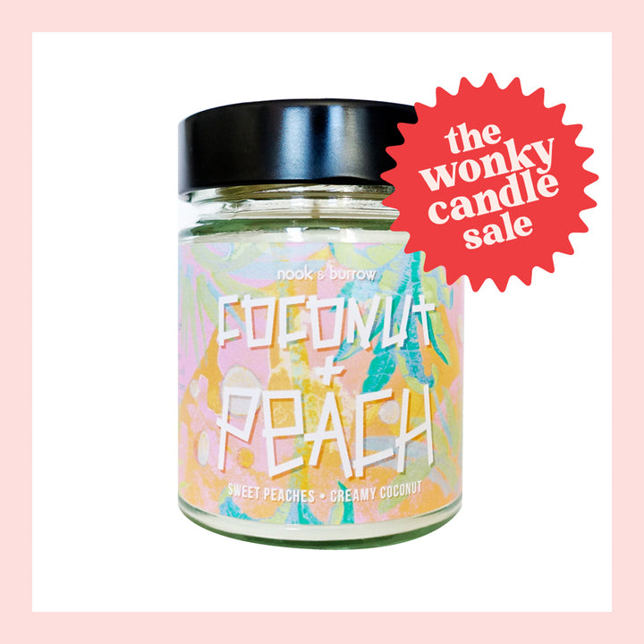 IMPERFECT — Coconut & Peach | candle