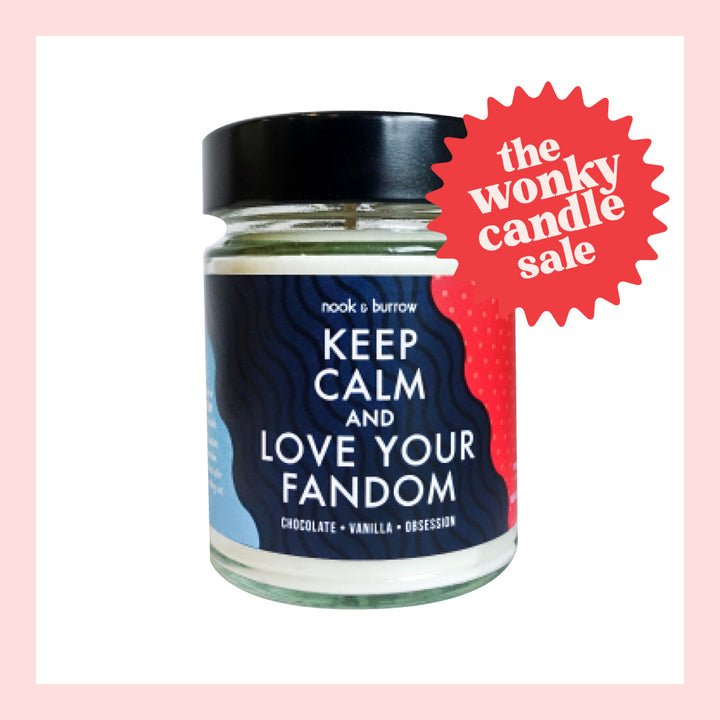 IMPERFECT — Keep Calm & Love Your Fandom | candle