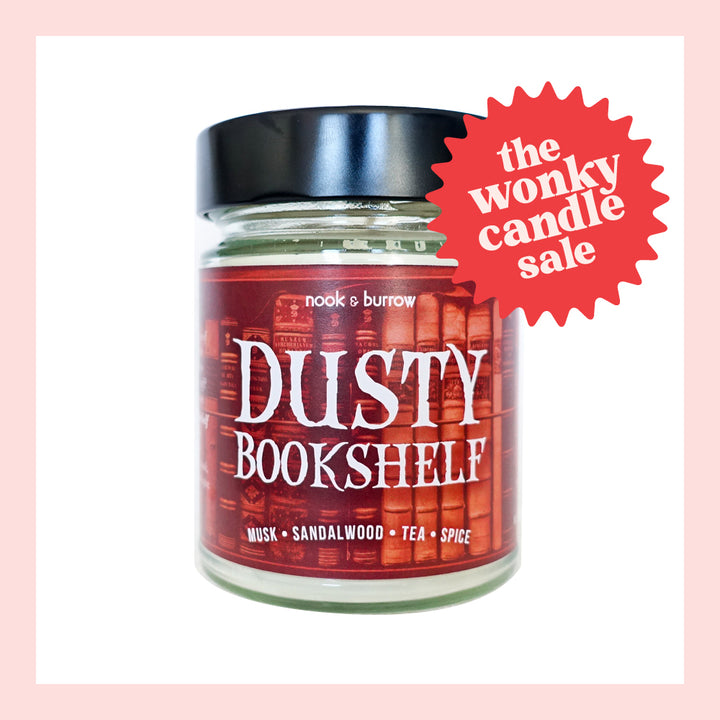 IMPERFECT — Dusty Bookshelf | candle