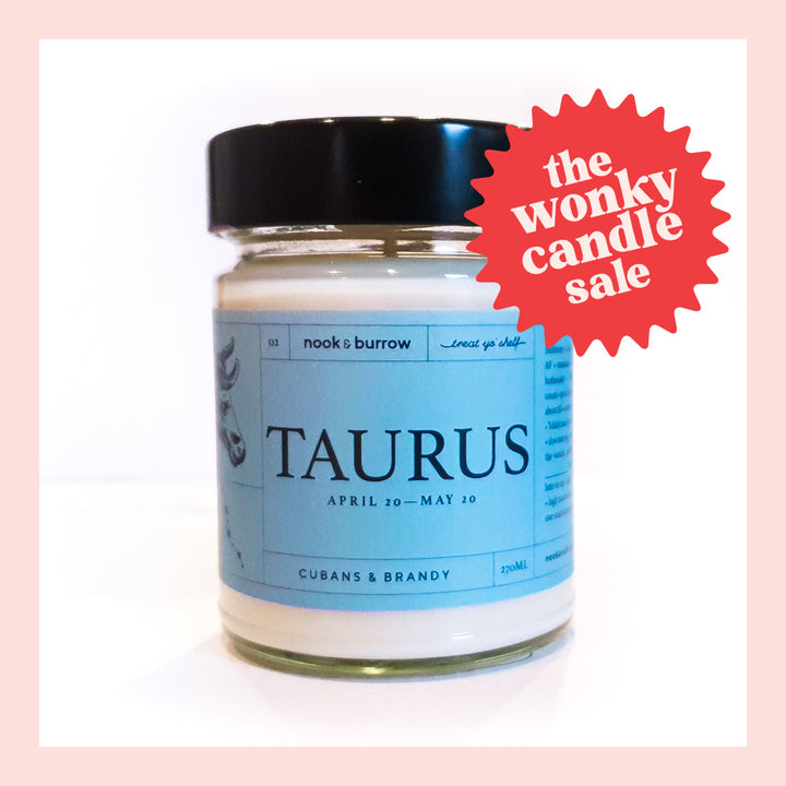 IMPERFECT — Taurus Candle - Cubans & Brandy Scent