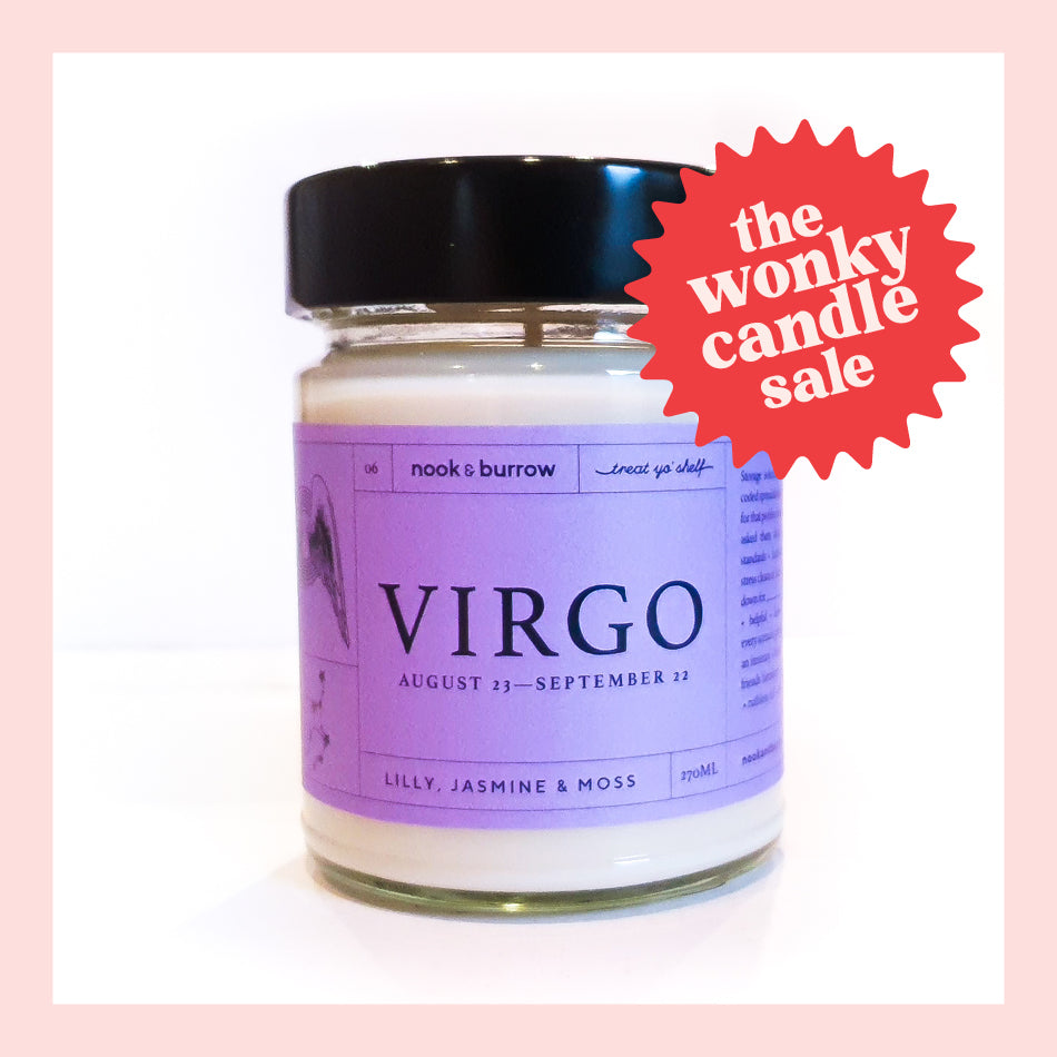 IMPERFECT — Virgo Candle - Lily, Jasmine & Moss Scent