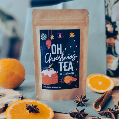 Christmas Tea with cinammon, orange and star anise