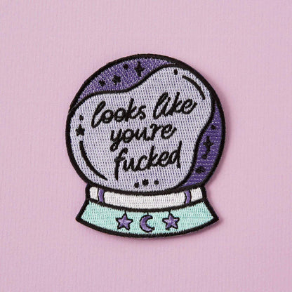 You're F****d Crystal Ball | enamel pin