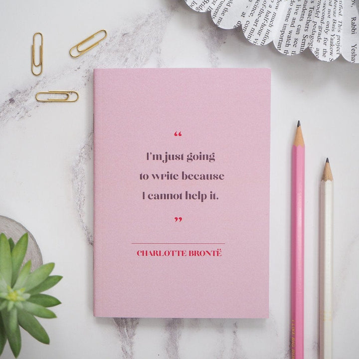 Charlotte Brontë | notebook - Nook & Burrow