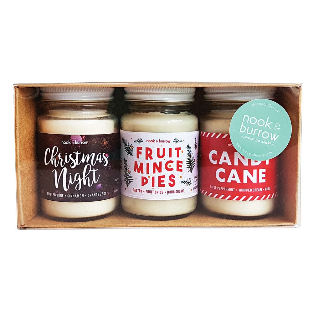 Christmas | Candle Trio | gift bundle - Nook & Burrow