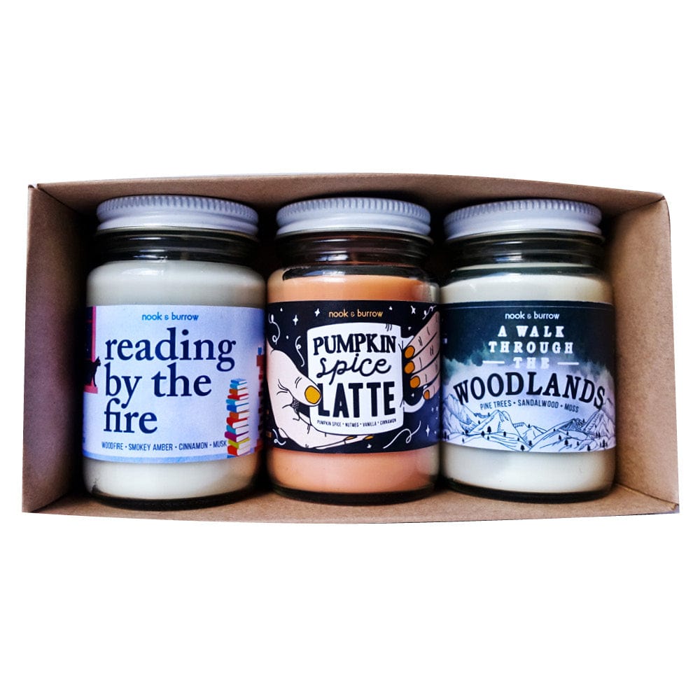 Winter Time | Candle Trio | gift bundle - Nook & Burrow
