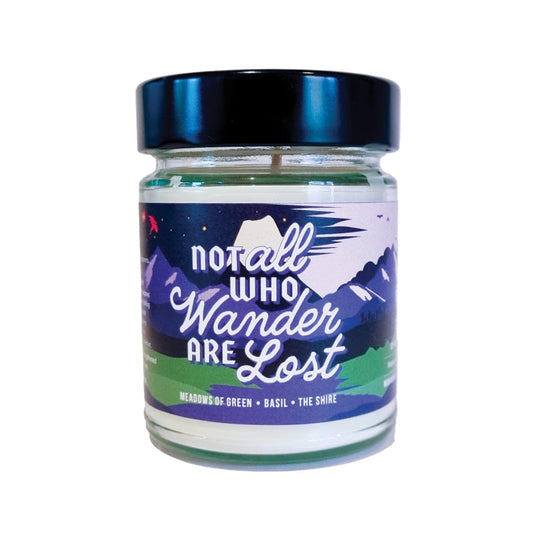 Nook & Burrow candle 270 ml - 30+ hours burn time Not All Who Wander Are Lost  | candle
