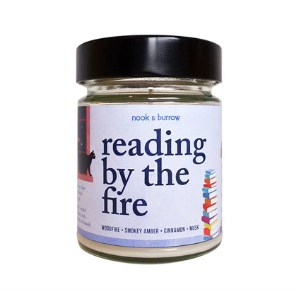 Reading by the Fire | candle - Nook & Burrow