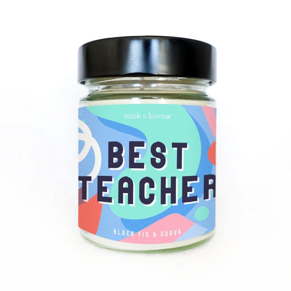 Nook & Burrow candle 270ml - 30+ hour burn time / Butterscotch Toffees Best Teacher | candle