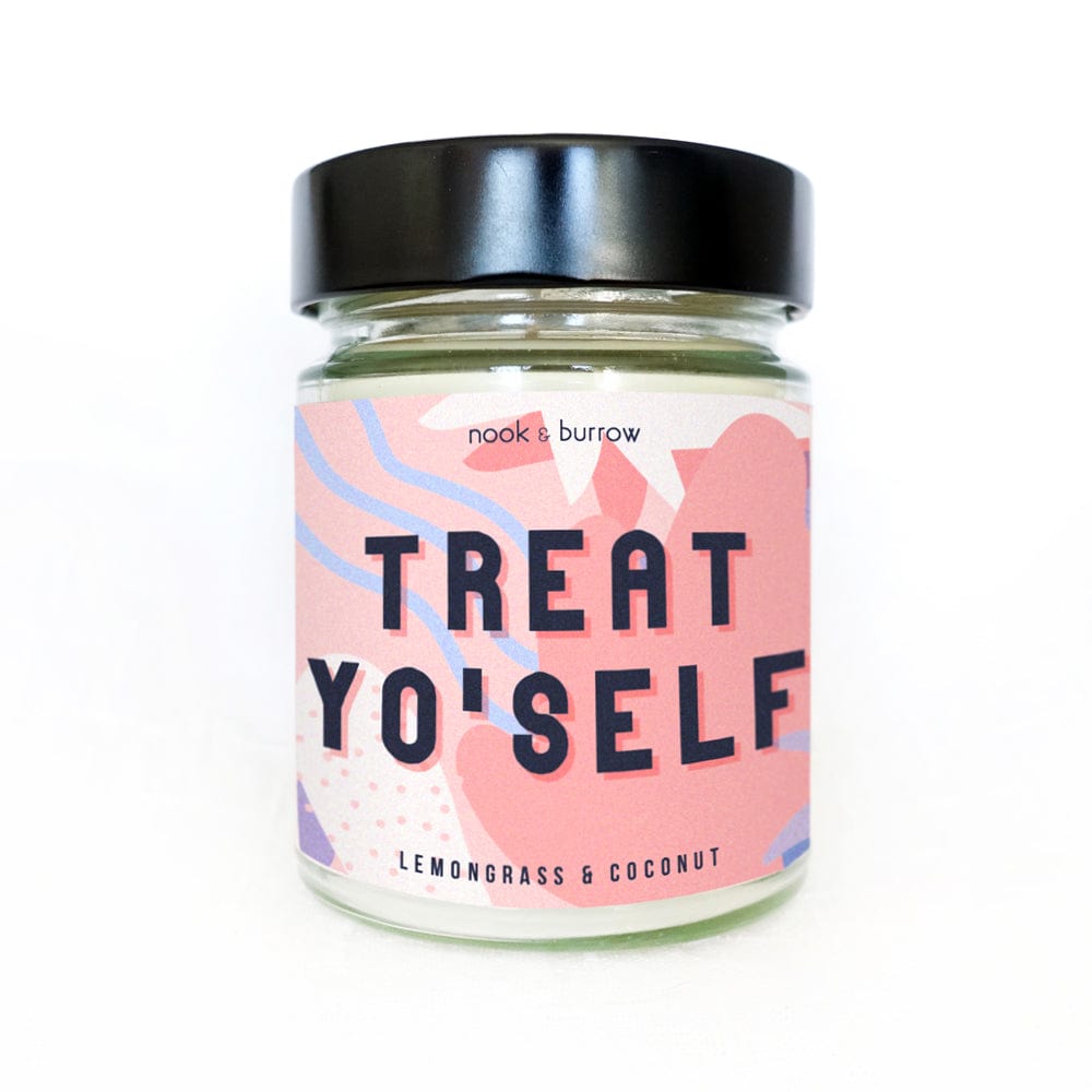 Nook & Burrow candle 270ml - 30+ hour burn time / Butterscotch Toffees Treat Yo'self | candle