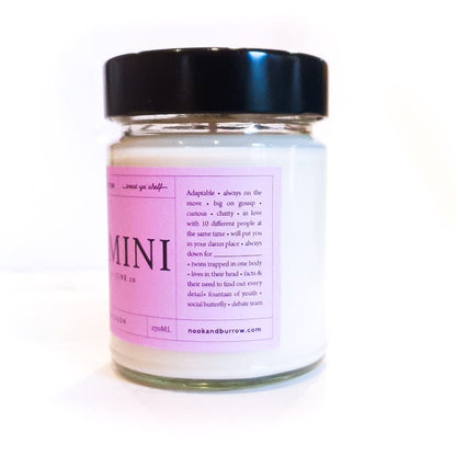 Nook & Burrow candle Gemini | Astrology Range | candle