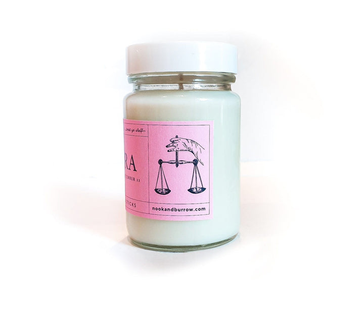Nook & Burrow candle Libra | Astrology Range | candle