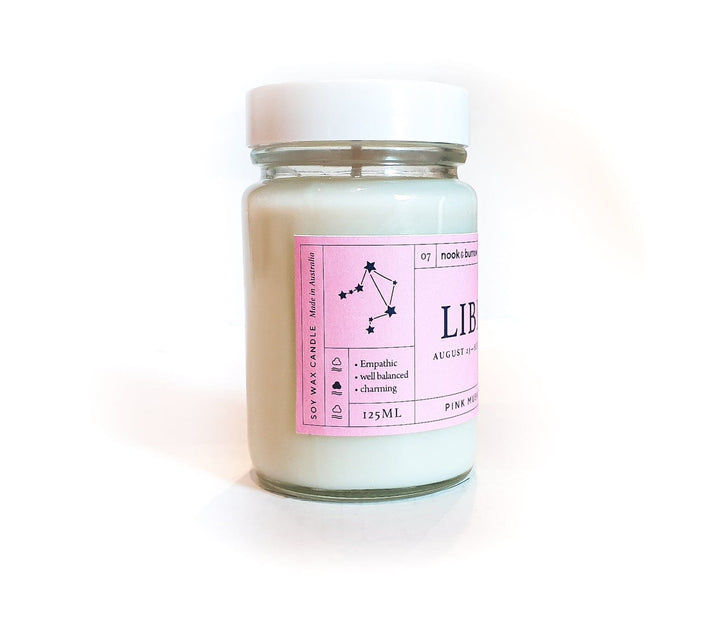 Nook & Burrow candle Libra | Astrology Range | candle