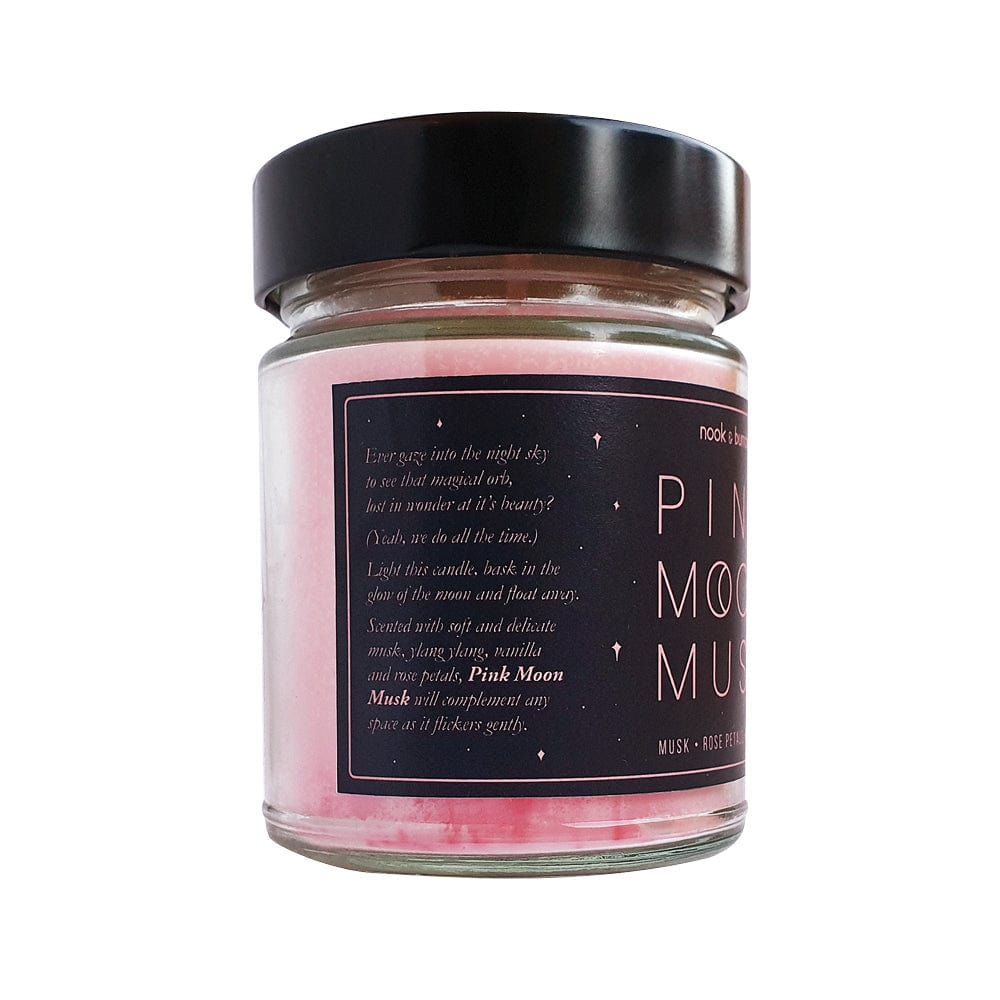Nook & Burrow candle Pink Moon Musk | candle