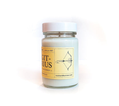 Nook & Burrow candle Sagittarius | Astrology Range | candle