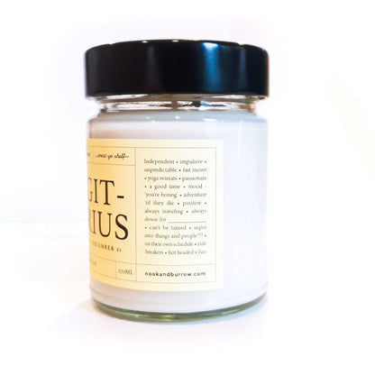 Nook & Burrow candle Sagittarius | Astrology Range | candle