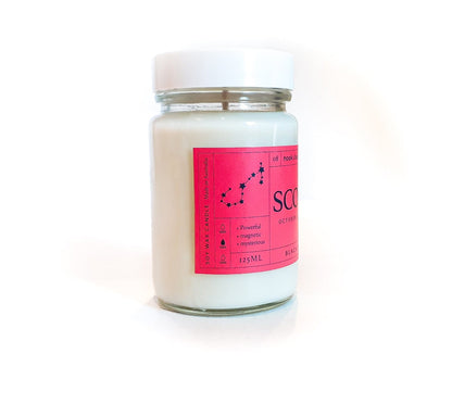 Nook & Burrow candle Scorpio | Astrology Range | candle