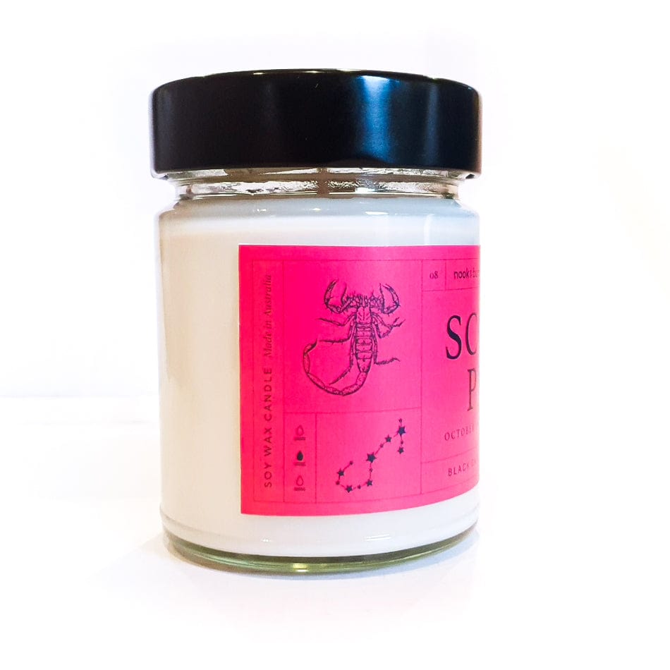 Nook & Burrow candle Scorpio | Astrology Range | candle