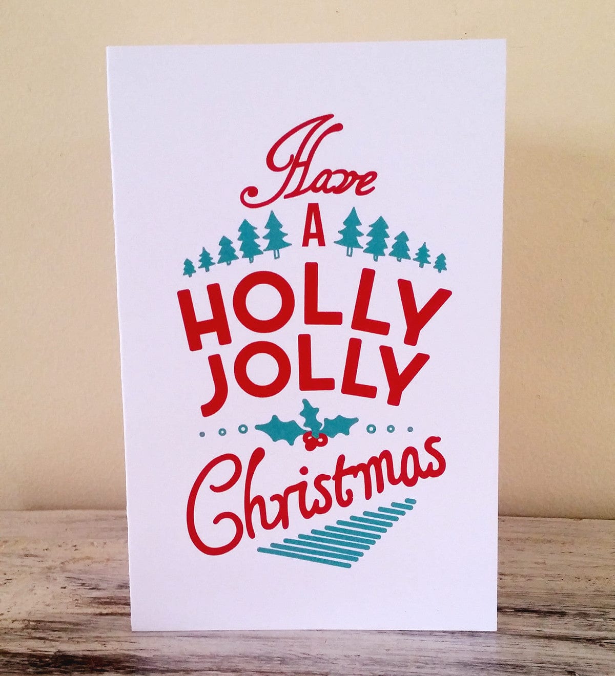 Holly Jolly Christmas | Christmas card - Nook & Burrow