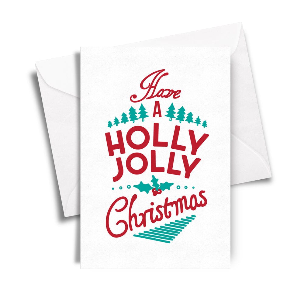 Holly Jolly Christmas | Christmas card - Nook & Burrow