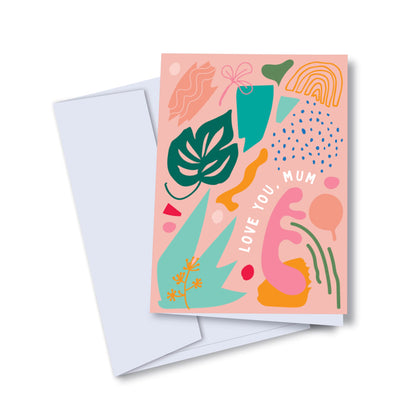 Nook & Burrow greeting card Love You, Mum | greeting card